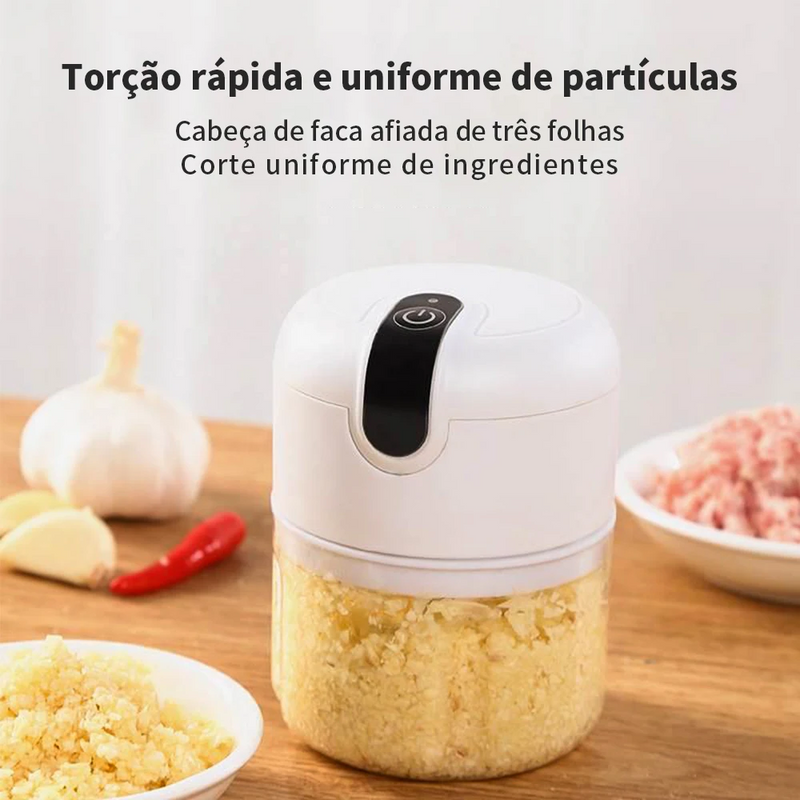 Mini Processador De Alimentos Elétrico 250ml