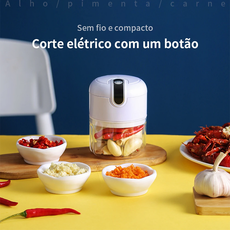 Mini Processador De Alimentos Elétrico 250ml